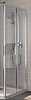 Душевая 2-створчатая раздвижная дверь для комбинации со второй дверью Kermi Cada Xs 985-1010/2000 (правая) CKE2R10020VPK - Gidratop.ru изображение