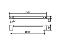 Полотенцедержатель Keuco Collection Moll 12701 (12701010600/12701010400), 84.2 см, хром - Gidratop.ru изображение