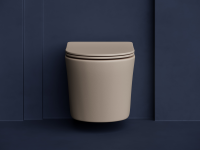 Подвесной унитаз Balearica Rimless (цвет Черный Матовый) - Gidratop.ru изображение