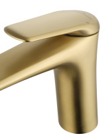 Смеситель для раковины WONZON & WOGHAND Elbe, Брашированное золото (WW-A41222-BG) - Gidratop.ru изображение