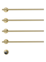 Полотенцесушитель электрический встраиваемый WONZON & WOGHAND DORTMUND, Брашированное золото (WW-A364-BG) - Gidratop.ru изображение