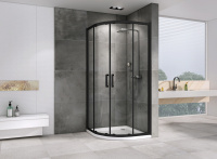 Душевой уголок ABBER Schwarzer Diamant AG01080B - Gidratop.ru изображение