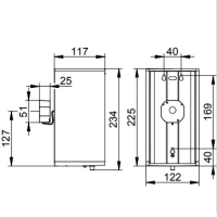Дозатор дезинфицирующей жидкости Keuco Plan 14956011437, сенсорный, питание от сети, хром/темно-серый - Gidratop.ru изображение