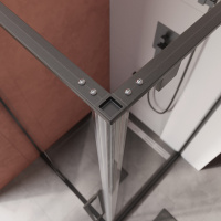 Душевой уголок Cezares LINER-AH-1-120/90-C-GM-R - Gidratop.ru изображение