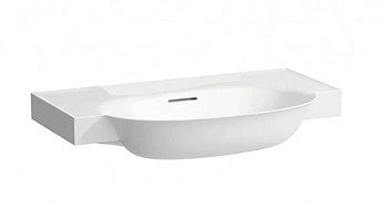 Раковина Laufen New Classic 8.1385.5.000.109.1 80 х 48 х 16.5 см, SaphirKeramik, без отверстия, белый глянцевый