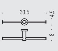 Colombo Plus Держатель для туалетной бумаги двойной, цвет: хром - Gidratop.ru изображение