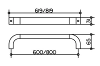 Полотенцедержатель Keuco Edition 300 30001 010600, 60/80 см, хром - Gidratop.ru изображение