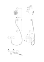 Смеситель для душа с гарнитуром WONZON & WOGHAND, Черный матовый (WW-AE3103-MB) - Gidratop.ru изображение