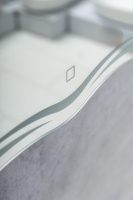 Зеркало с встроенным светильником и сенсорным выключателем SPC-OND-600-800-LED-TCH, 12W, 220-240V, 600x30x800 - Gidratop.ru изображение