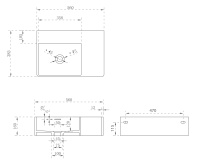 Раковина подвесная ABBER Stein AS2644 L белая матовая - Gidratop.ru изображение