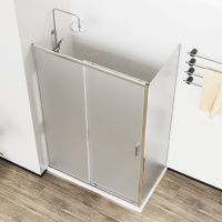 Душевой уголок City VSR-5CT9012MT, 1200*900, хром, стекло текстурное - Gidratop.ru изображение