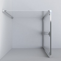 Душевой уголок Garda VSR-1G8090CH, 900*800, хром, стекло шиншилла - Gidratop.ru изображение