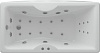Акриловая ванна Aquatek Феникс 180х85 FEN180-0000006 с гидромассажем Standard (пневмоуправление) - Gidratop.ru изображение