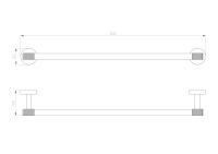 Полотенцедержатель WONZON & WOGHAND MAJESTIC, Черный/Золото (WW-9212) - Gidratop.ru изображение