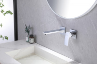 Смеситель ABBER Weiss Insel AF8082B для раковины скрытого монтажа, черный матовый - Gidratop.ru изображение