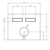 Gessi Hi-Fi смеситель для душа, с включением до 2 источников одновременно (внешняя часть), цвет: Black Metal PVD - Gidratop.ru изображение