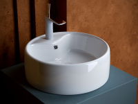 Умывальник чаша накладная круглая Element 400x400x150мм - Gidratop.ru изображение