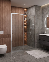 Душевая дверь CEZARES MOLVENO-BF-1-160-C-Cr-IV - Gidratop.ru изображение