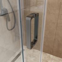 Душевой уголок BelBagno SOFT_CLOSE-2-AH-1-100/80-C-GM - Gidratop.ru изображение