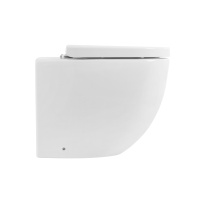 Унитаз приставной безободковый BelBagno SFERA-R BB2141CBR/BB865SC - Gidratop.ru изображение