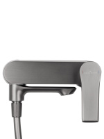 Смеситель для ванны с душем WONZON & WOGHAND BRILLIANT, Темный графит (WW-88037079-BGM) - Gidratop.ru изображение