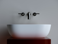 Умывальник чаша накладная прямоугольная (цвет Белый Матовый) Element 455x325x135мм - Gidratop.ru изображение