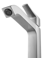 Смеситель для раковины высокий WONZON & WOGHAND FLEX, Брашированный никель (WW-88019072-BN) - Gidratop.ru изображение