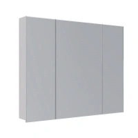Зеркальный шкаф Lemark Universal 100 х 80 см, корпус белый глянец, LM100ZS-U - Gidratop.ru изображение
