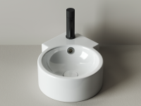 Умывальник подвесной угловой Element 310x430x125мм - Gidratop.ru изображение