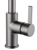 Смеситель для кухни c подключением фильтра WONZON & WOGHAND, Темный графит (WW-88458008-BGM) - Gidratop.ru изображение