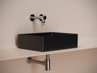 Раковина накладная прямоугольная 361x471x130, цвет черный матовый, арт.СN6069MB - Gidratop.ru изображение