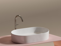 Умывальник чаша накладная овальная Element 608x385x122мм - Gidratop.ru изображение