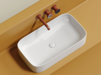 Умывальник чаша накладная прямоугольная Element 705x380x150мм - Gidratop.ru изображение