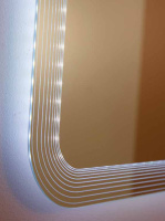 Зеркало со встроенной LED подсветкой 54352, 100х90 - Gidratop.ru изображение