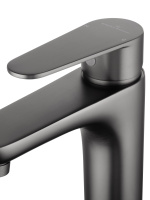 Смеситель для раковины высокий WONZON & WOGHAND ALFA, Темный графит (WW-A40232-BGG) - Gidratop.ru изображение