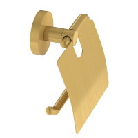 RELAX-PH-BORO Держатель для туалетной бумаги, исполнение брашированное золото - Gidratop.ru изображение