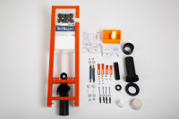 Инсталляция BelBagno 30 для подвесного унитаза, 1150х300х187 мм, со смывным бачком скрытого монтажа, фронтальное управление, крепление к стене в компл - Gidratop.ru изображение