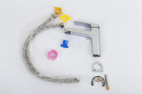 ARDENTE Смеситель для раковины без донного клапана, хром ARDENTE-LVM-CRM-W0 - Gidratop.ru изображение