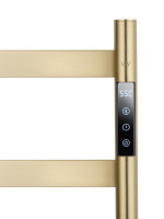 Полотенцесушитель электрический напольный WONZON & WOGHAND ESSEN, Брашированное золото (WW-A407-BG) - Gidratop.ru изображение