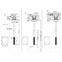 GESSI 316 INTRECCIO смеситель для раковины потолочный, электронный, внешняя часть, цвет Steel Brushed - Gidratop.ru изображение