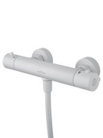 Смеситель для душа с термостатом WONZON & WOGHAND INN 3, Белый матовый (WW-B2065-A-MW) - Gidratop.ru изображение