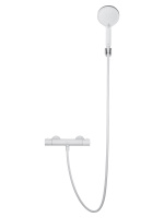 Смеситель для душа с термостатом WONZON & WOGHAND INN 3, Белый матовый (WW-B2065-A-MW) - Gidratop.ru изображение