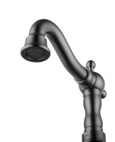 Смеситель для раковины WONZON & WOGHAND RETRO, Темный графит (WW-88139020-BGM) - Gidratop.ru изображение