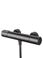 Смеситель для душа с термостатом WONZON & WOGHAND INN 2, Темный графит (WW-A2006-A-BGG) - Gidratop.ru изображение