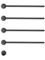 Полотенцесушитель электрический встраиваемый WONZON & WOGHAND HAMBURG, Темный графит (WW-AL314-GM) - Gidratop.ru изображение