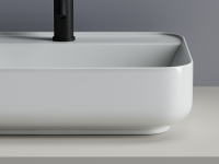 Умывальник чаша накладная прямоугольная Element 500x400x140мм - Gidratop.ru изображение