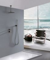 Душевая система ABBER Emotion AF8821NG скрытого монтажа без излива, никель - Gidratop.ru изображение