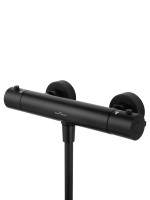 Смеситель для душа с термостатом WONZON & WOGHAND INN 3, Черный матовый (WW-B2065-A-MB) - Gidratop.ru изображение