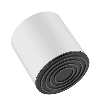 Верхний душ Hansgrohe Pulsify 24132700 S, EcoSmart+ Green 10,5 см, 1 режим струи, белый матовый, диск графит