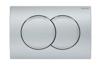 Клавиша смыва Geberit Delta 115.107.46.1 01, матовый хром - Gidratop.ru изображение